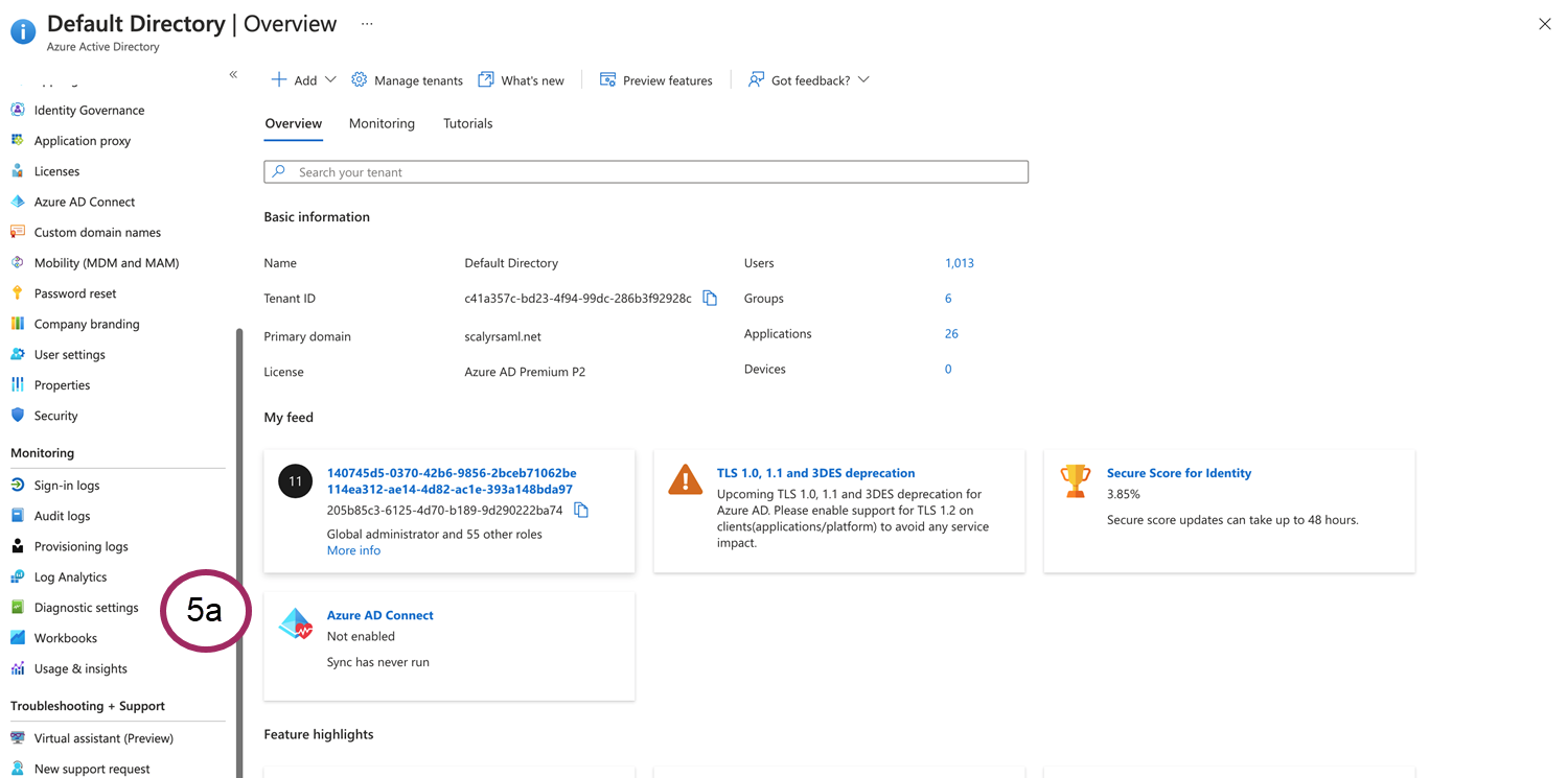 Select Diagnostic Settings
